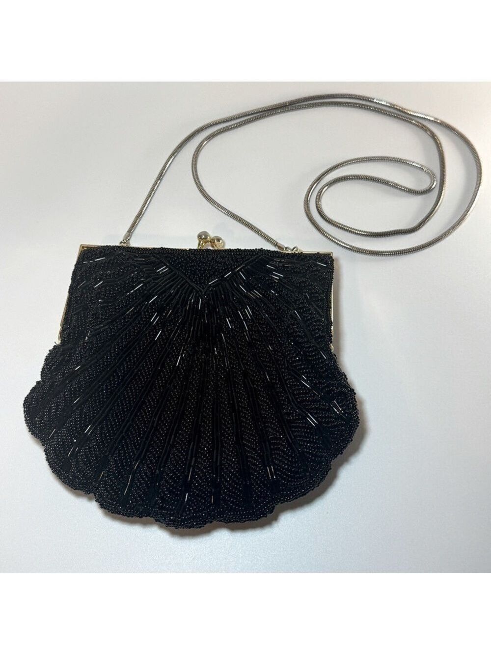 Black evening bag
